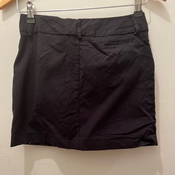 Express Black Mini Skirt W/ Zipper-pockets - Picture 4 of 4